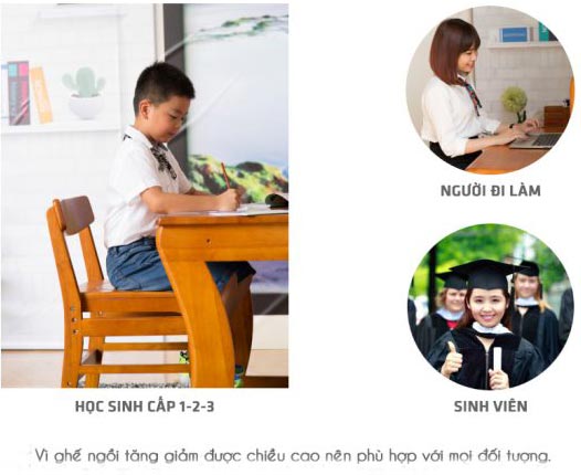 Bàn liền giá sách Xuân Hòa BHS-13-09