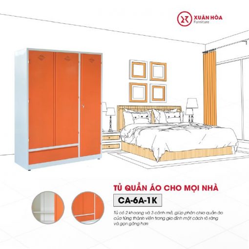 Tủ Sắt Gia Đình CA-6A-1K